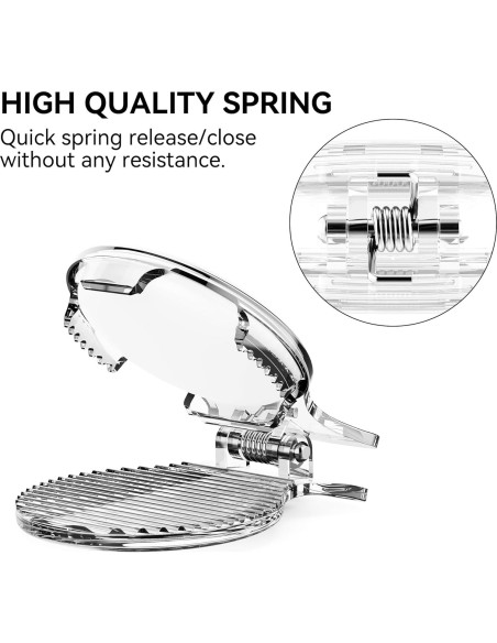 Soporte Clip para AirTag CITYWAY - Funda Transparente y Negra