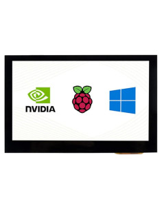 Monitor LCD Táctil 4.3" Waveshare 800x480 para Raspberry Pi
