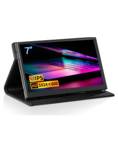Monitor Portátil CUQI de 7" IPS 1024x600 HDMI para Raspberry Pi