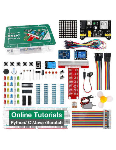 Kit de Inicio Básico LAFVIN para Raspberry Pi 400 - 35 componentes