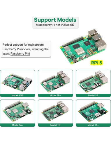 Kit de Inicio Básico LAFVIN para Raspberry Pi 400 - 35 componentes