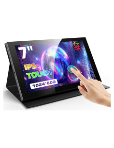 Monitor Portátil Eyoyo 7" Táctil 1024x600 Mini HDMI USB-C