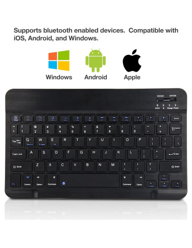 Teclado Bluetooth BoxWave SlimKeys para Samsung Galaxy Note 20 Ultra