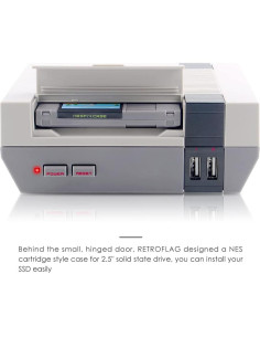 Caja GeeekPi NESPi 4 para Raspberry Pi 4 con SSD y Ventilador 2