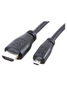 Cable Micro-HDMI a HDMI Raspberry Pi 4 2 Metros Negro