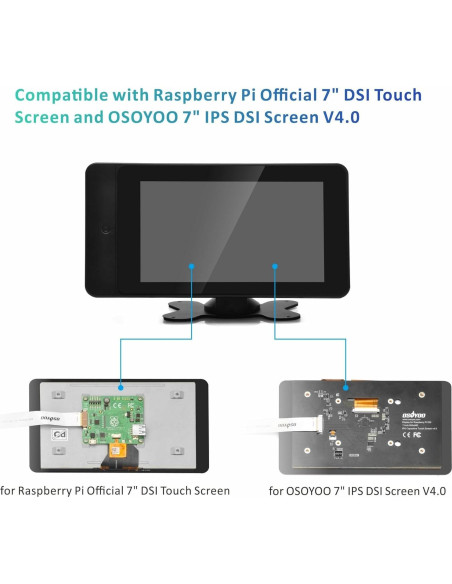 Caja OSOYOO PiStudio para Raspberry Pi con Pantalla Táctil 7"