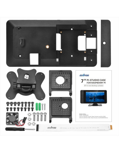 Caja OSOYOO PiStudio para Raspberry Pi con Pantalla Táctil 7"