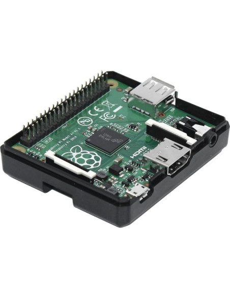 Funda Protectora Negra para Raspberry Pi A+ SB Components