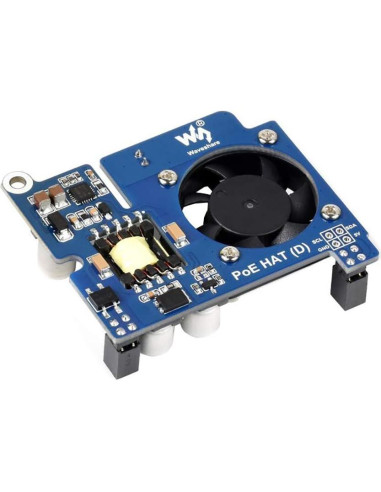 Power Over Ethernet HAT POE Tipo D Coolwell para Raspberry Pi 3B+/4B