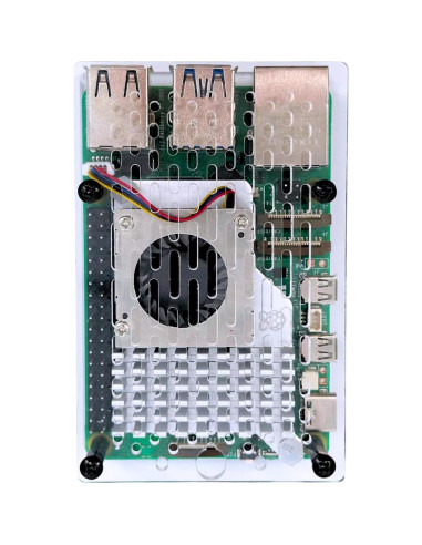 Enfriador Activo Vilros para Raspberry Pi 5 con Ventilador y Disipador