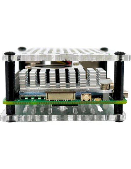 Enfriador Activo Vilros para Raspberry Pi 5 con Ventilador y Disipador