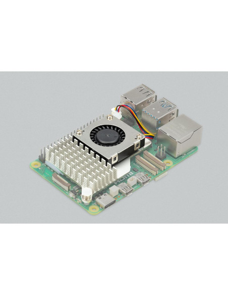 Enfriador Activo Vilros para Raspberry Pi 5 con Ventilador y Disipador