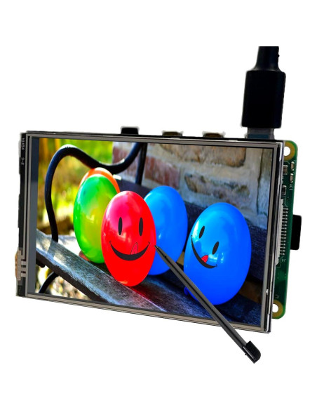 Pantalla Táctil SPI 3.5" OSOYOO para Raspberry Pi 3B/4 - 480x320