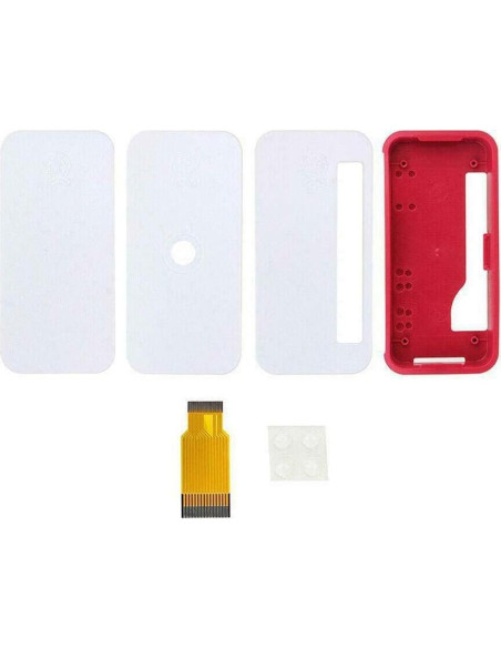 Caja Protectora Acxico para Raspberry Pi Zero V1.3 W - ABS Rojo y Blanco