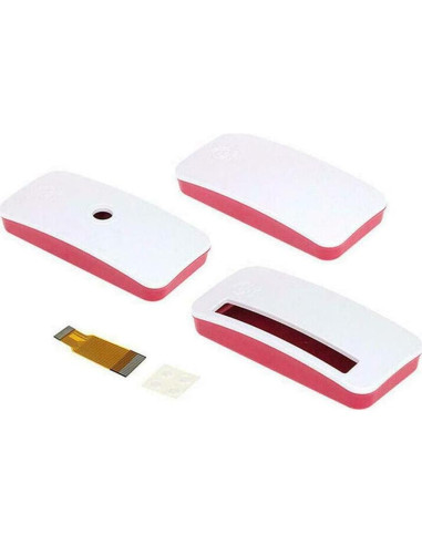 Caja Protectora Acxico para Raspberry Pi Zero V1.3 W - ABS Rojo y Blanco
