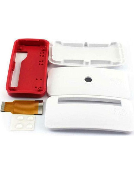 Caja Protectora Acxico para Raspberry Pi Zero V1.3 W - ABS Rojo y Blanco