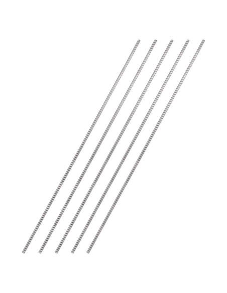 Varilla Redonda Sólida de Acero Inoxidable 304 Uxcell 2mm - 5pcs