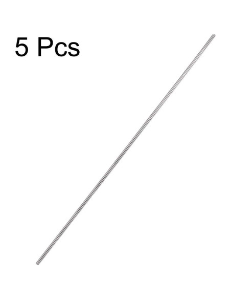 Varilla Redonda Sólida de Acero Inoxidable 304 Uxcell 2mm - 5pcs