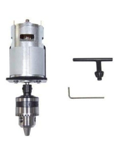 Motor de CC 12V 5500RPM BBQ Driver con Chuck y Soporte 2