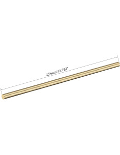 Barra Redonda de Latón uxcell 5mm x 350mm para Modelismo 2