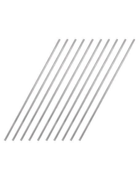 Varilla Redonda Sólida Acero Inoxidable 304 Uxcell 2mm 10pcs