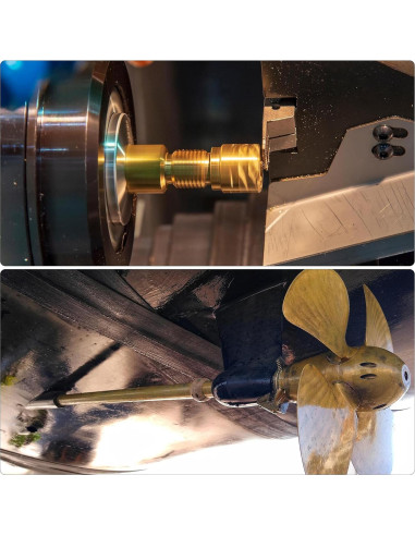 Barra Redonda de Latón uxcell 5mm x 350mm para Modelismo