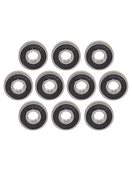 10 Rodamientos 608-2RS KABOBEARING ABEC-5 Doble Sello 8x22x7mm