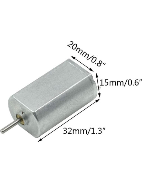 Motor Mini DC Hxchen 3-6V 5000-18000RPM para RC - 2 Pcs
