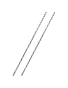 Barra Redonda Sólida de Acero Inoxidable 304 Uxcell 3mm x 300mm - 2pcs