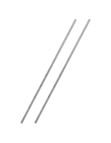 Barra Redonda Sólida de Acero Inoxidable 304 Uxcell 3mm x 300mm - 2pcs