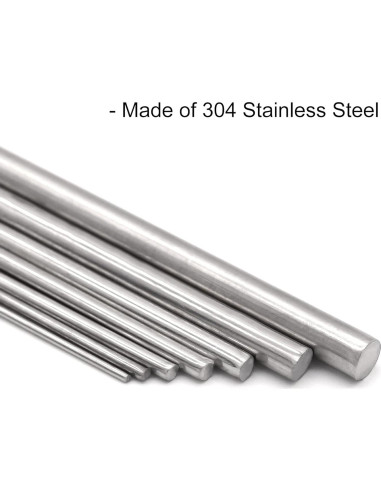 Varilla Redonda Acero Inoxidable 304 1.5mm x 200mm 10pcs
