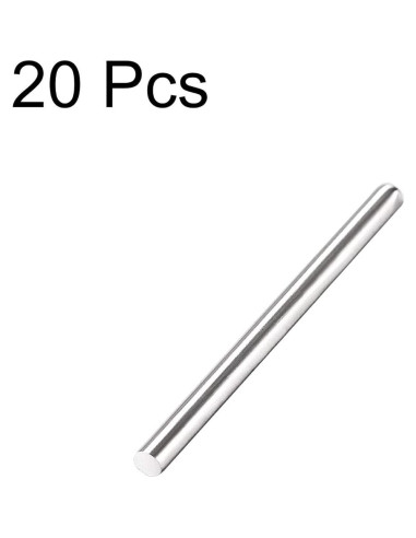 Varilla Redonda Sólida Acero Inoxidable 304 Uxcell 2mm x 25mm - 20pcs
