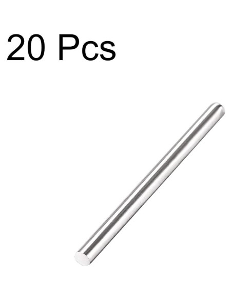 Varilla Redonda Sólida Acero Inoxidable 304 Uxcell 2mm x 25mm - 20pcs