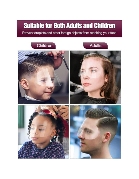 Visores Protectores de Ducha EBANKU 50 Pcs para Cejas