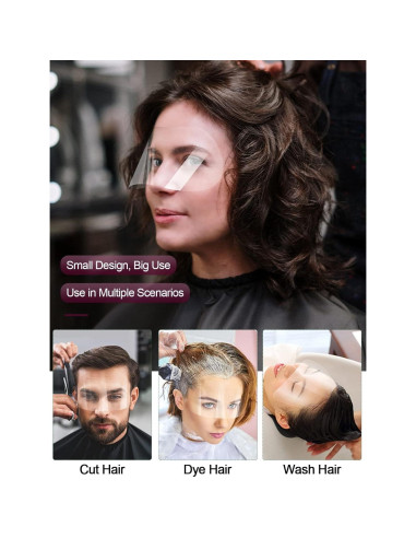 Visores Protectores de Ducha EBANKU 50 Pcs para Cejas