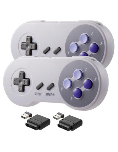 Controlador Inalámbrico Recargable KIWITATA para SNES y PC