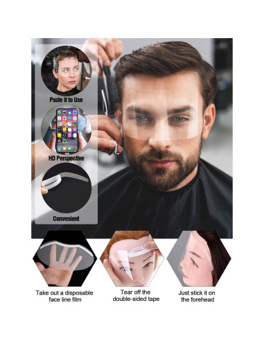 Visores Protectores de Ducha EBANKU 50 Pcs para Cejas