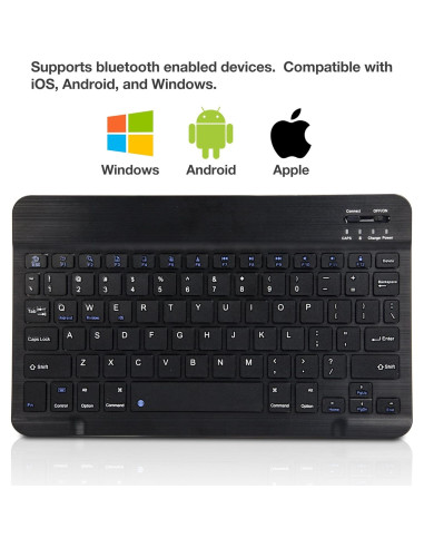 Teclado Bluetooth BoxWave SlimKeys para Tableta Jumper EZpad Go