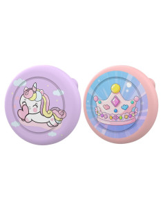 Funda de Silicona para AirTag Wagtune - 2 Pack Niños (Corona y Unicornio)