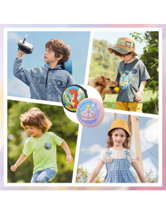 Funda de Silicona para AirTag Wagtune - 2 Pack Niños (Corona y Unicornio) 2