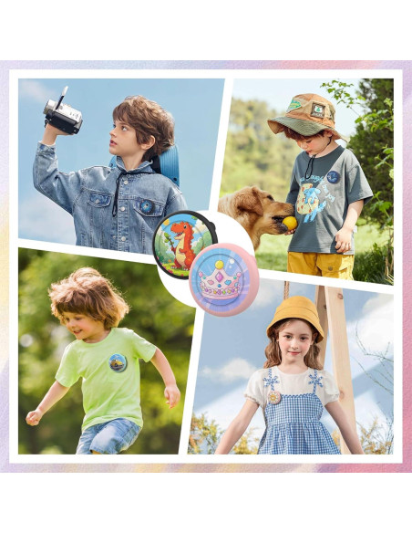 Funda de Silicona para AirTag Wagtune - 2 Pack Niños (Corona y Unicornio)