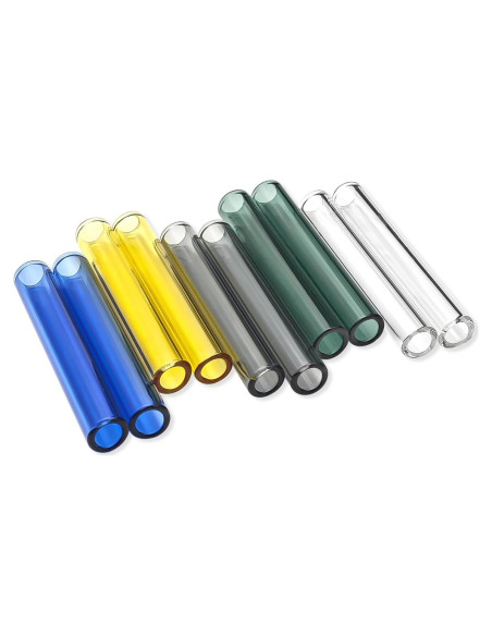 Tuberías de vidrio borosilicato PQAPGT 7.62 cm 10 piezas 12 mm Tuberías de vidrio borosilicato PQAPGT 7.62 cm 10 piezas 12 mm