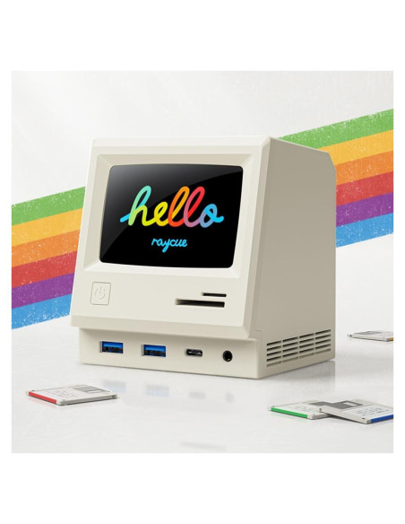 Estación de Acoplamiento Triple Monitor RayCue 128K SE 4K USB-C