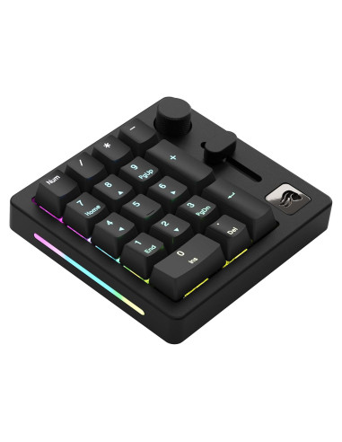 Teclado Numérico Mecánico Glorious GMMK Negro - Hotswap, RGB