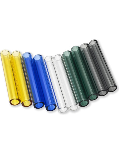 Tuberías de vidrio borosilicato PQAPGT 7.62 cm 10 piezas 12 mm Tuberías de vidrio borosilicato PQAPGT 7.62 cm 10 piezas 12 mm