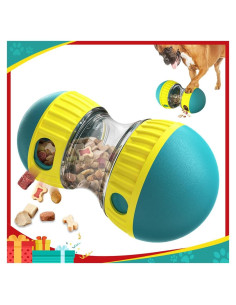 Bola Dispensadora de Golosinas para Perros Mankoda Verde - Estimulante