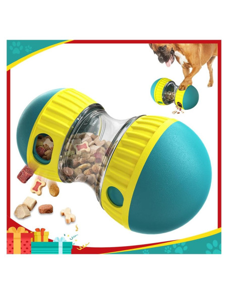 Bola Dispensadora de Golosinas para Perros Mankoda Verde - Estimulante