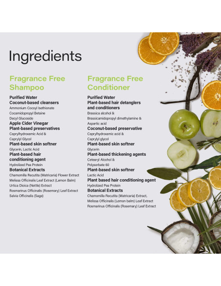 Juego de Champú y Acondicionador Sin Fragancia Phillip Adam 355 ml