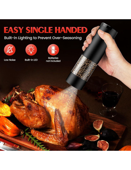 Molinillos Eléctricos de Sal y Pimienta ioion Automáticos 360