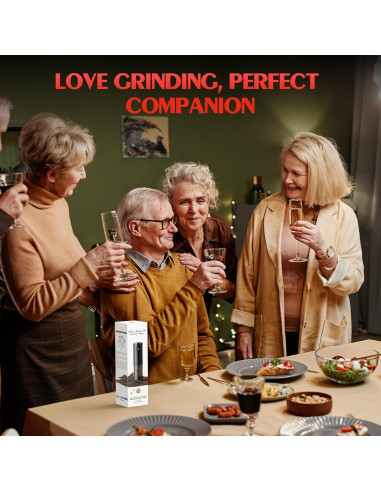 Molinillos Eléctricos de Sal y Pimienta ioion Automáticos 360